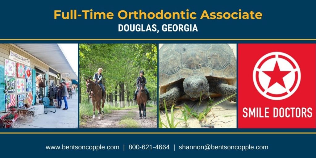 Smile Doctors is seeking a full-time orthodontist to join their team in Douglas, Georgia.
